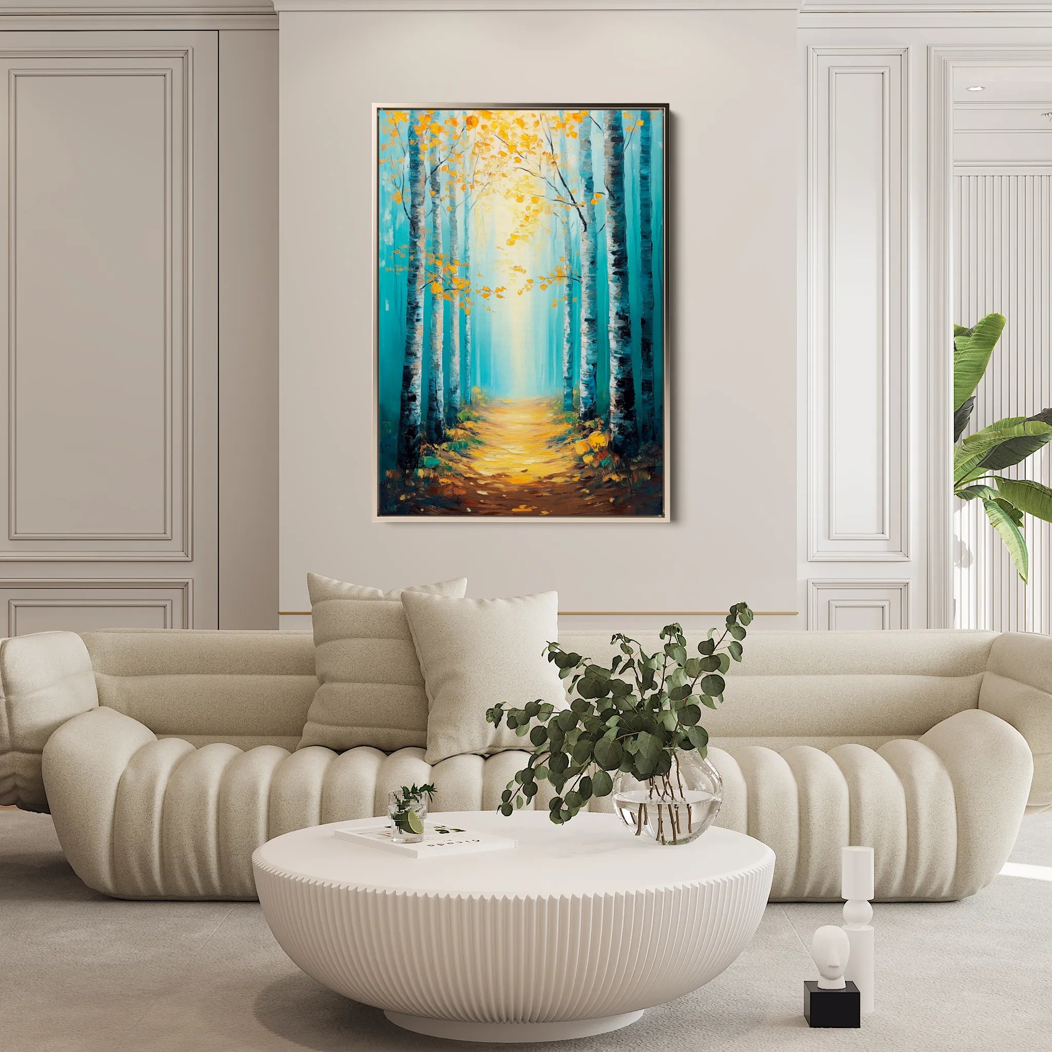 Landscape 379 Canvas Art 18" x 24" / 45 x 60 cm / Black