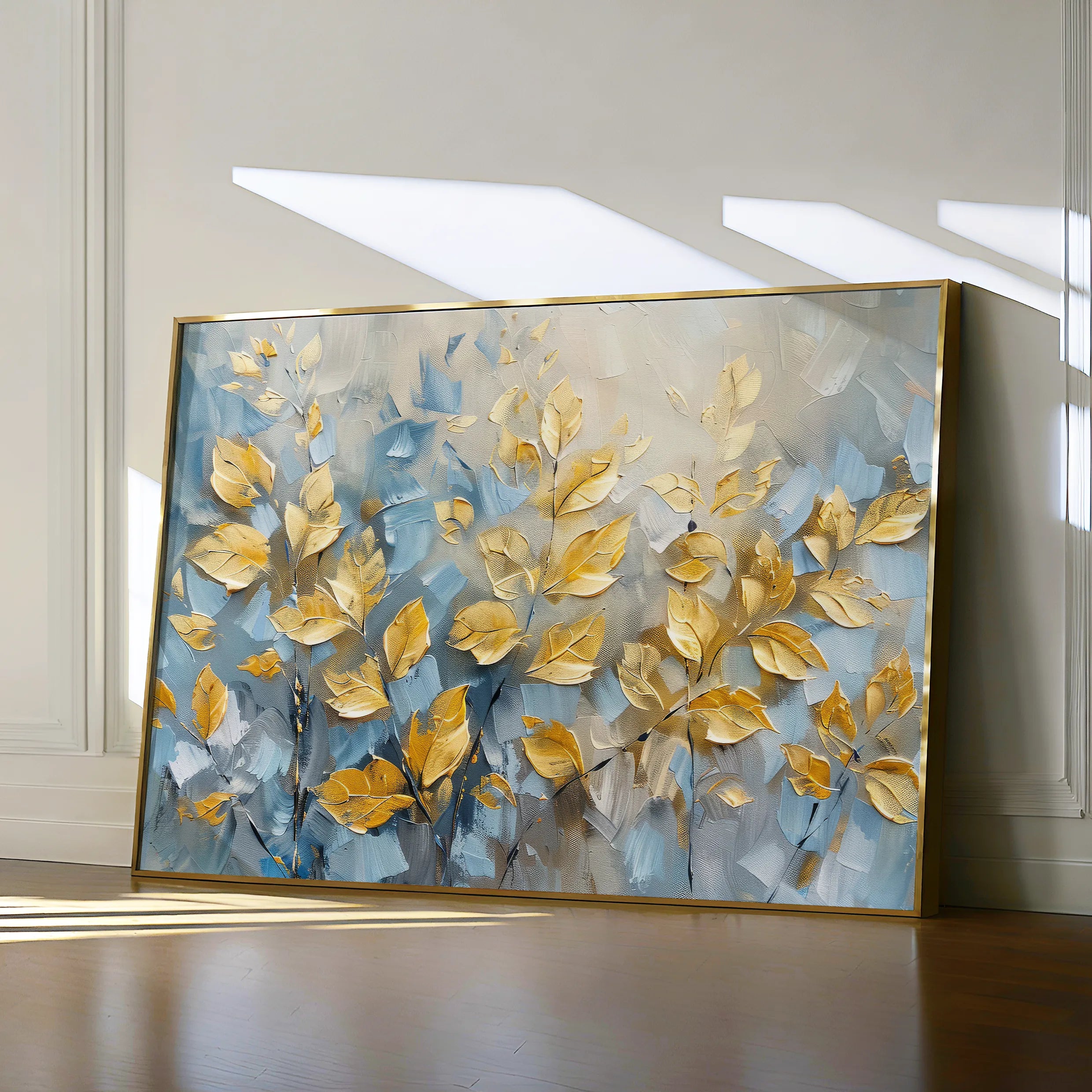 Floral 380 Canvas Art 18" x 24" / 45 x 60 cm / Black