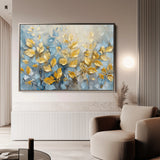 Floral 380 Canvas Art 18" x 24" / 45 x 60 cm / Black