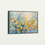Floral 380 Canvas Art 18" x 24" / 45 x 60 cm / Black