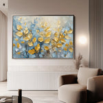 Floral 380 Canvas Art 60 x 40 cm / Black