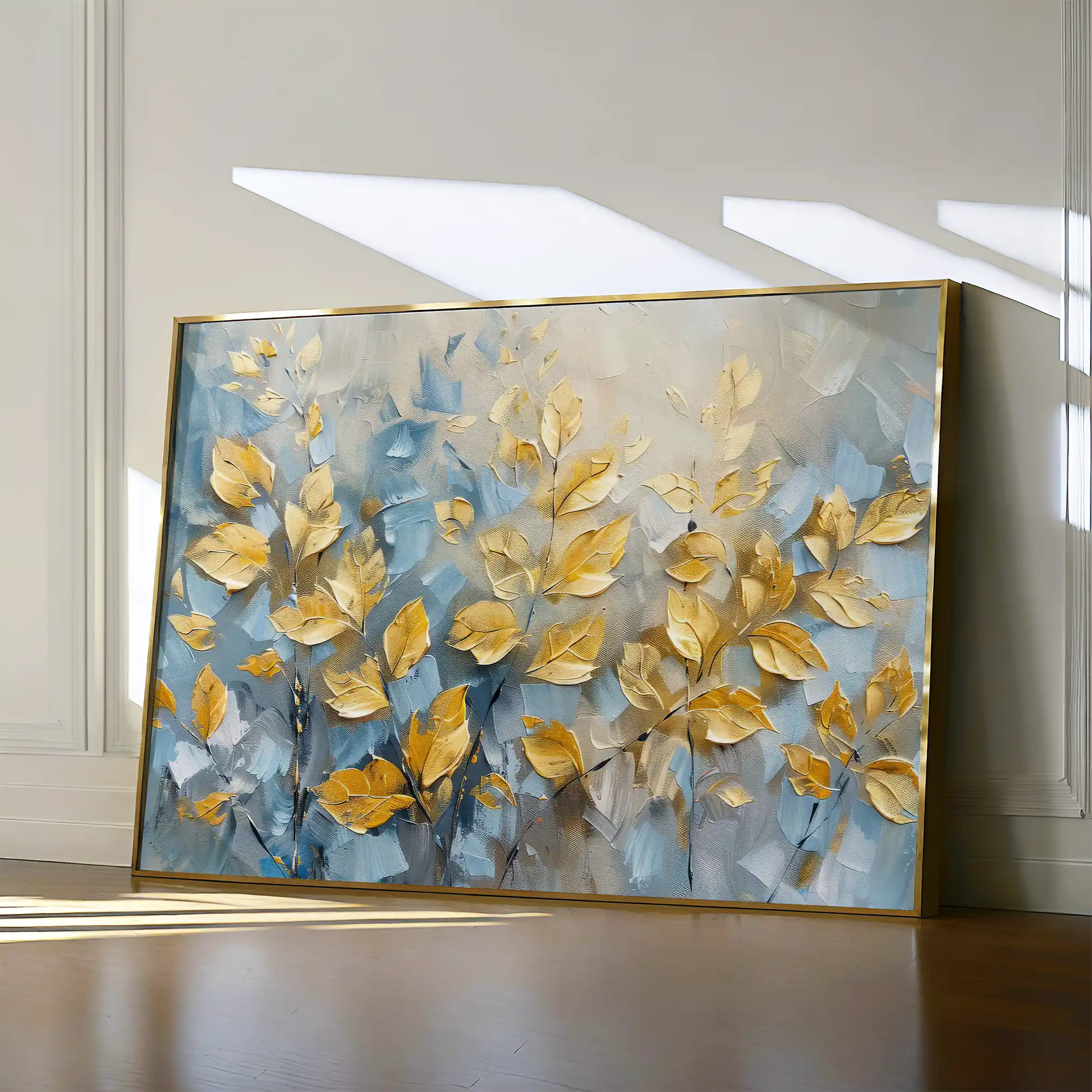 Floral 380 Canvas Art 60 x 40 cm / Black