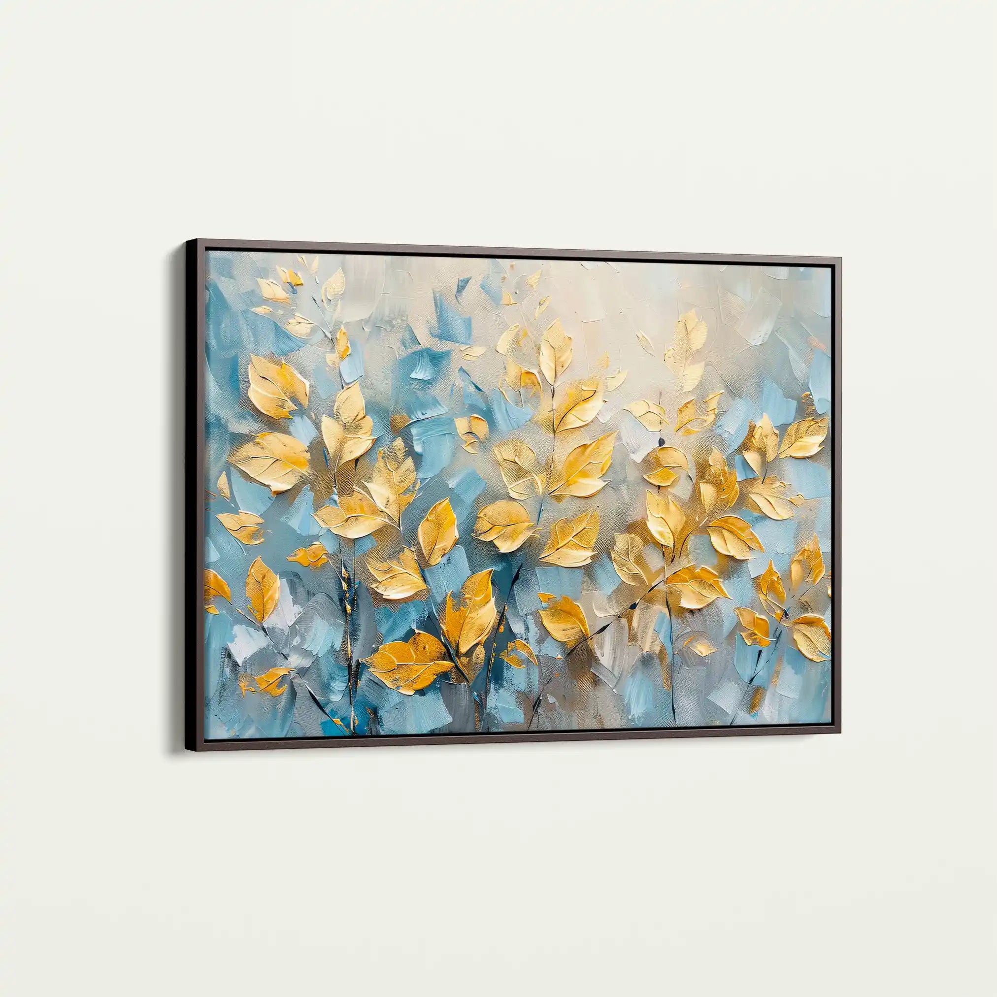 Floral 380 Canvas Art 60 x 40 cm / Black