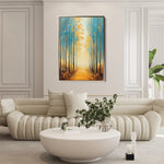 Landscape 380 Canvas Art 18" x 24" / 45 x 60 cm / Black