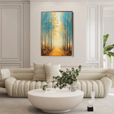Landscape 380 Canvas Art 18" x 24" / 45 x 60 cm / Black