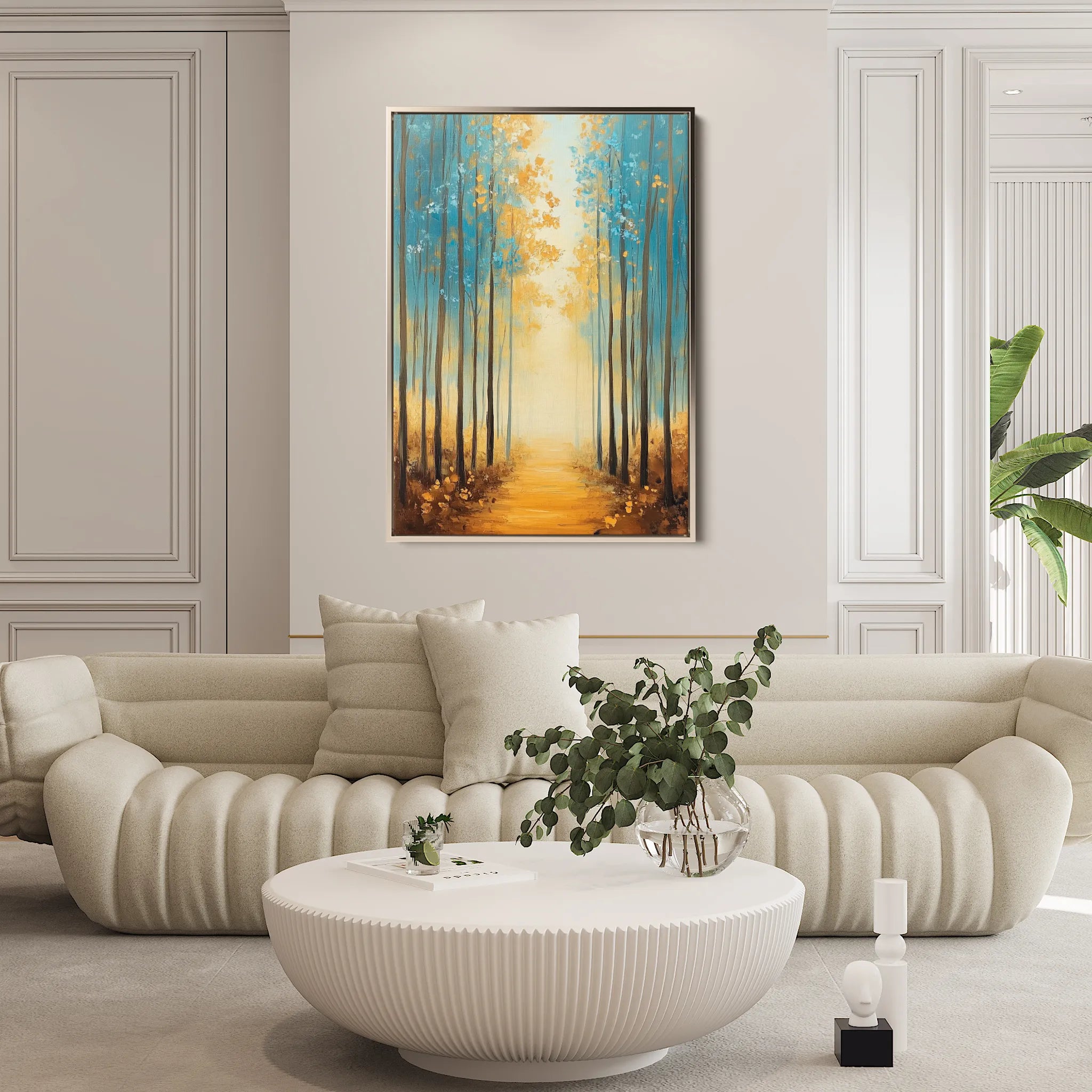 Landscape 380 Canvas Art 18" x 24" / 45 x 60 cm / Black
