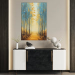 Landscape 380 Canvas Art 18" x 24" / 45 x 60 cm / Black