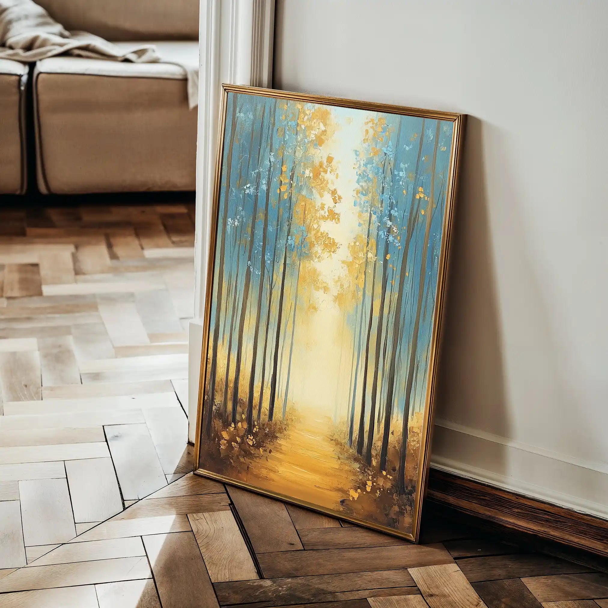 Landscape 380 Canvas Art 60 x 40 cm / Black