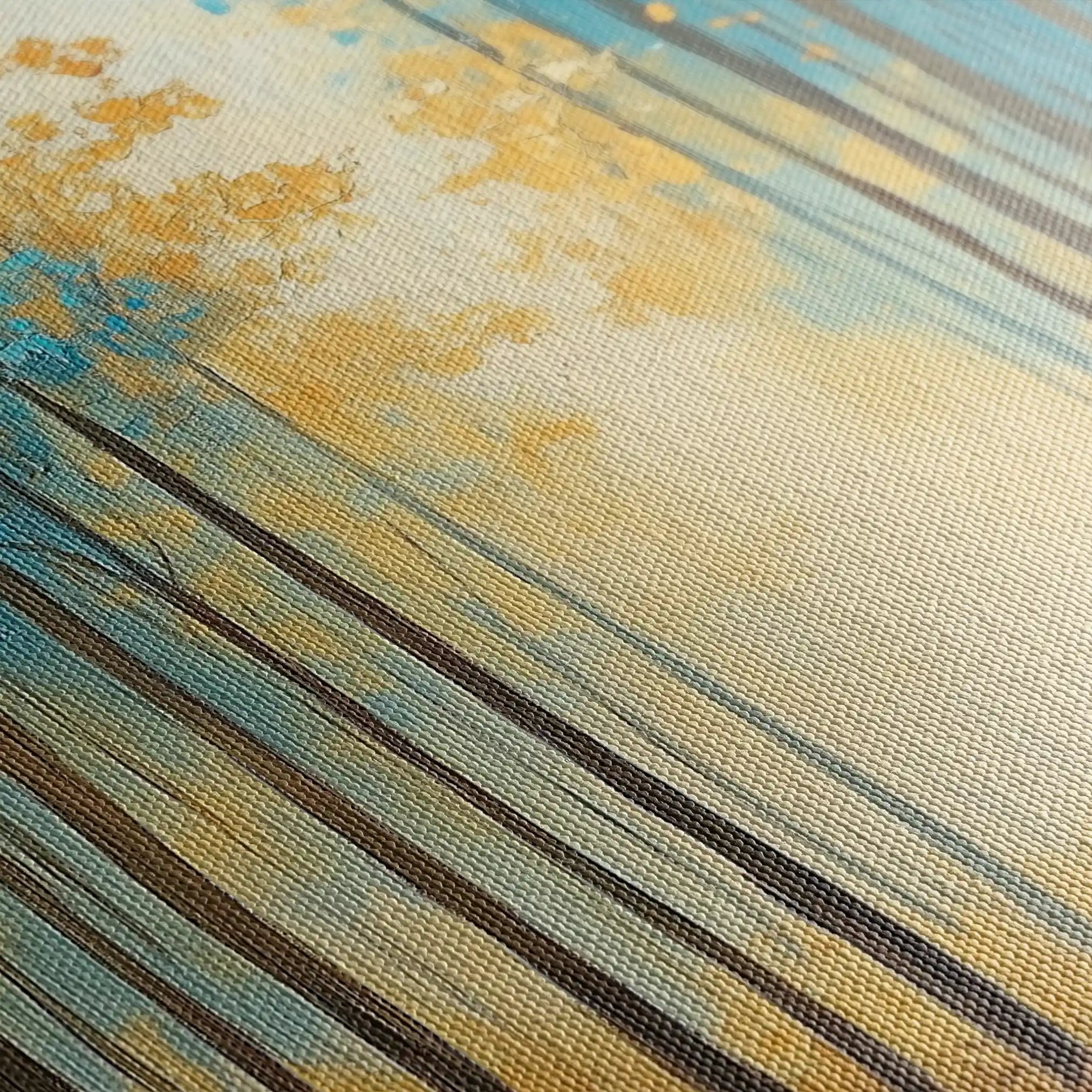 Landscape 380 Canvas Art 60 x 40 cm / Black
