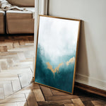 Abstract 381 Canvas Art 18" x 24" / 45 x 60 cm / Black