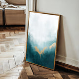 Abstract 381 Canvas Art 18" x 24" / 45 x 60 cm / Black
