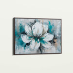 Floral 381 Canvas Art 18" x 24" / 45 x 60 cm / Black