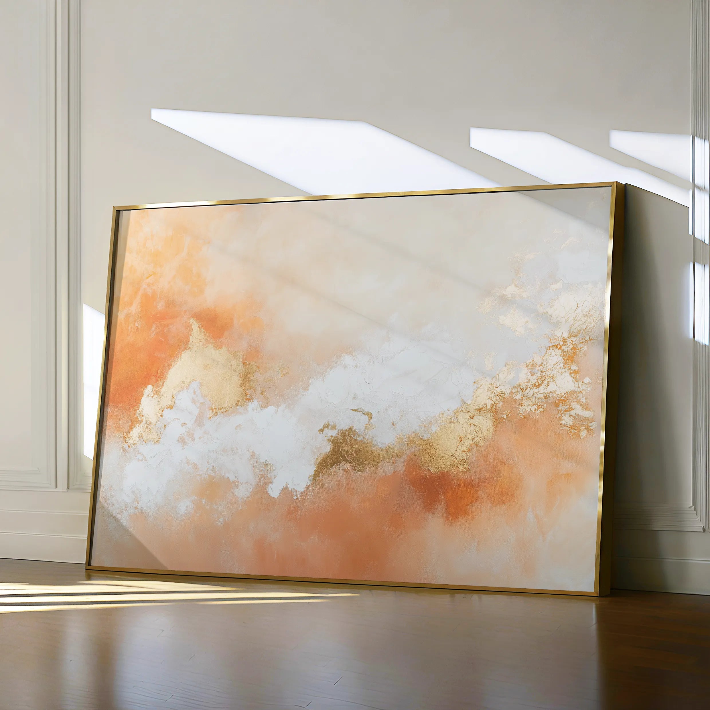 Abstract 382 Canvas Art 18" x 24" / 45 x 60 cm / Black