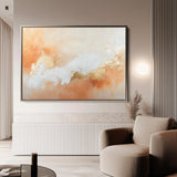 Abstract 382 Canvas Art 18" x 24" / 45 x 60 cm / Black