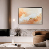 Abstract 382 Canvas Art 18" x 24" / 45 x 60 cm / Black