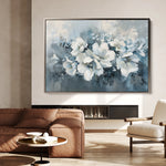 Floral 382 Canvas Art 18" x 24" / 45 x 60 cm / Black