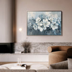 Floral 382 Canvas Art 18" x 24" / 45 x 60 cm / Black