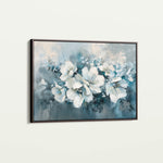 Floral 382 Canvas Art 18" x 24" / 45 x 60 cm / Black