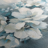 Floral 382 Canvas Art 18" x 24" / 45 x 60 cm / Black