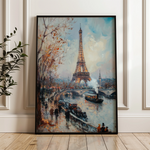 Landscape 382 Canvas Art 18" x 24" / 45 x 60 cm / Black