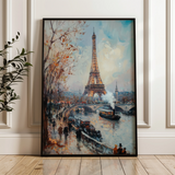 Landscape 382 Canvas Art 18" x 24" / 45 x 60 cm / Black