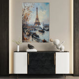 Landscape 382 Canvas Art 18" x 24" / 45 x 60 cm / Black