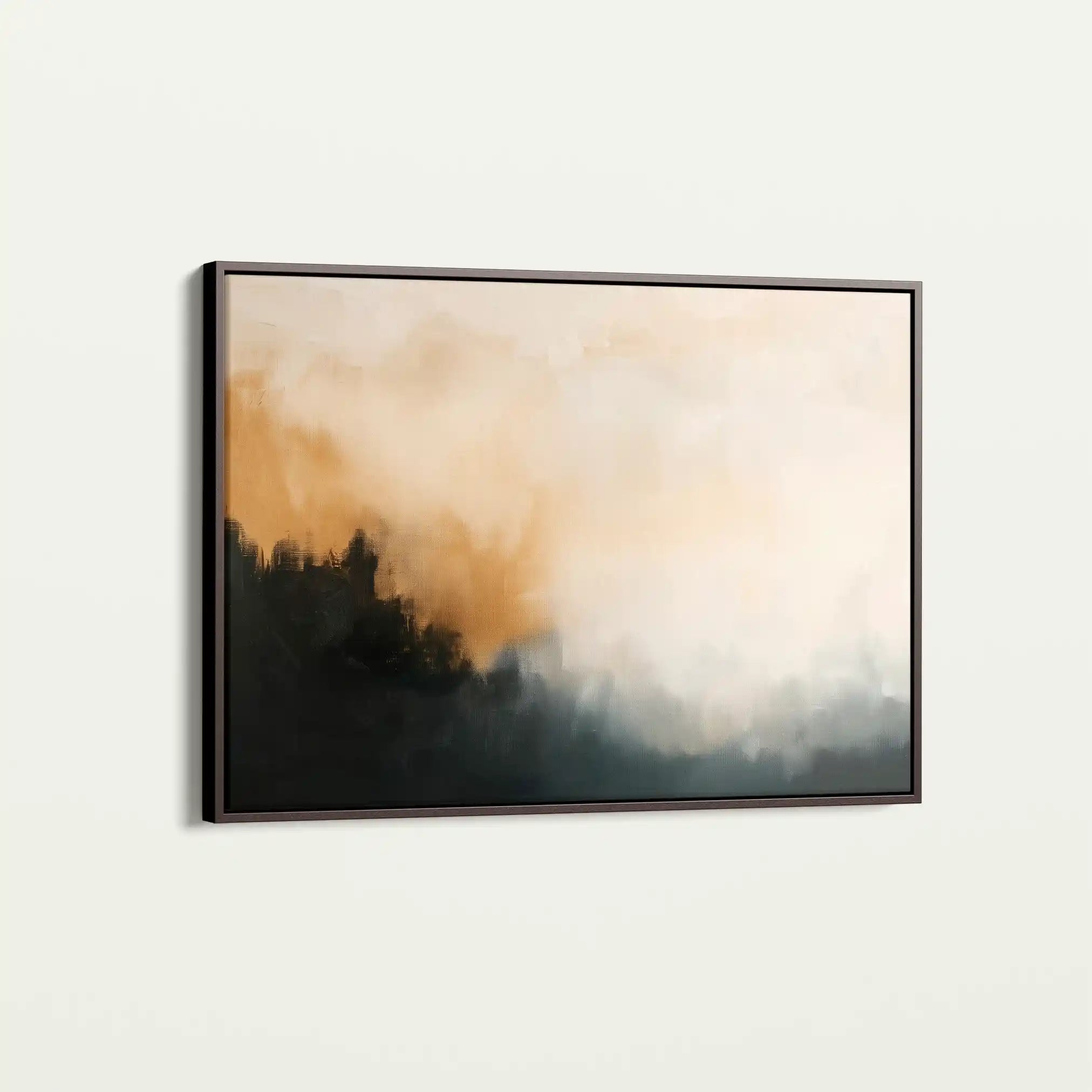 Abstract 383 Canvas Art 18" x 24" / 45 x 60 cm / Black