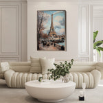 Landscape 383 Canvas Art 18" x 24" / 45 x 60 cm / Black