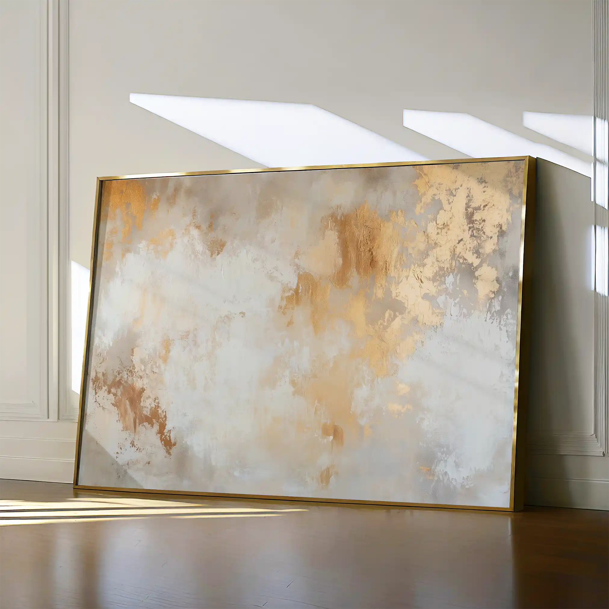 Abstract 384 Canvas Art 18" x 24" / 45 x 60 cm / Black