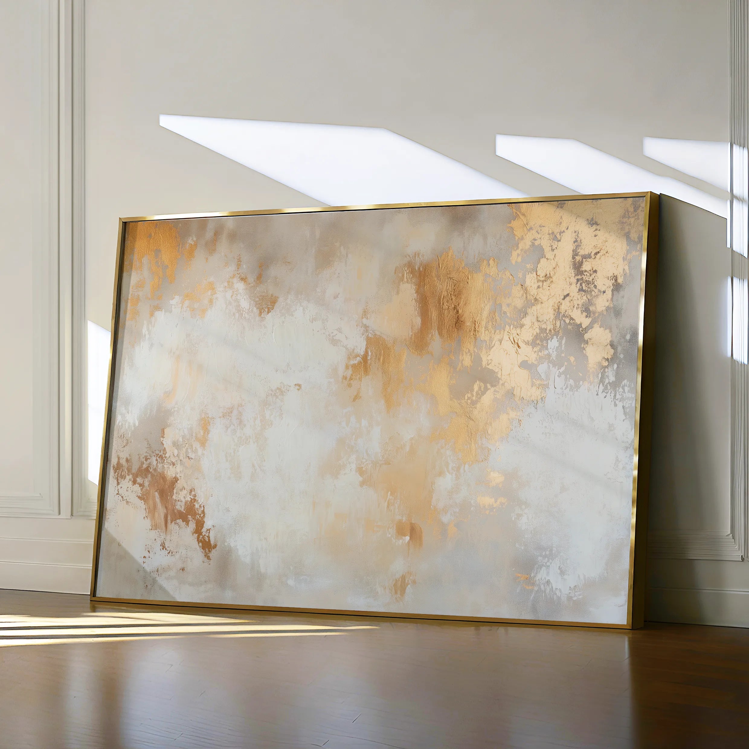Abstract 384 Canvas Art 18" x 24" / 45 x 60 cm / Black