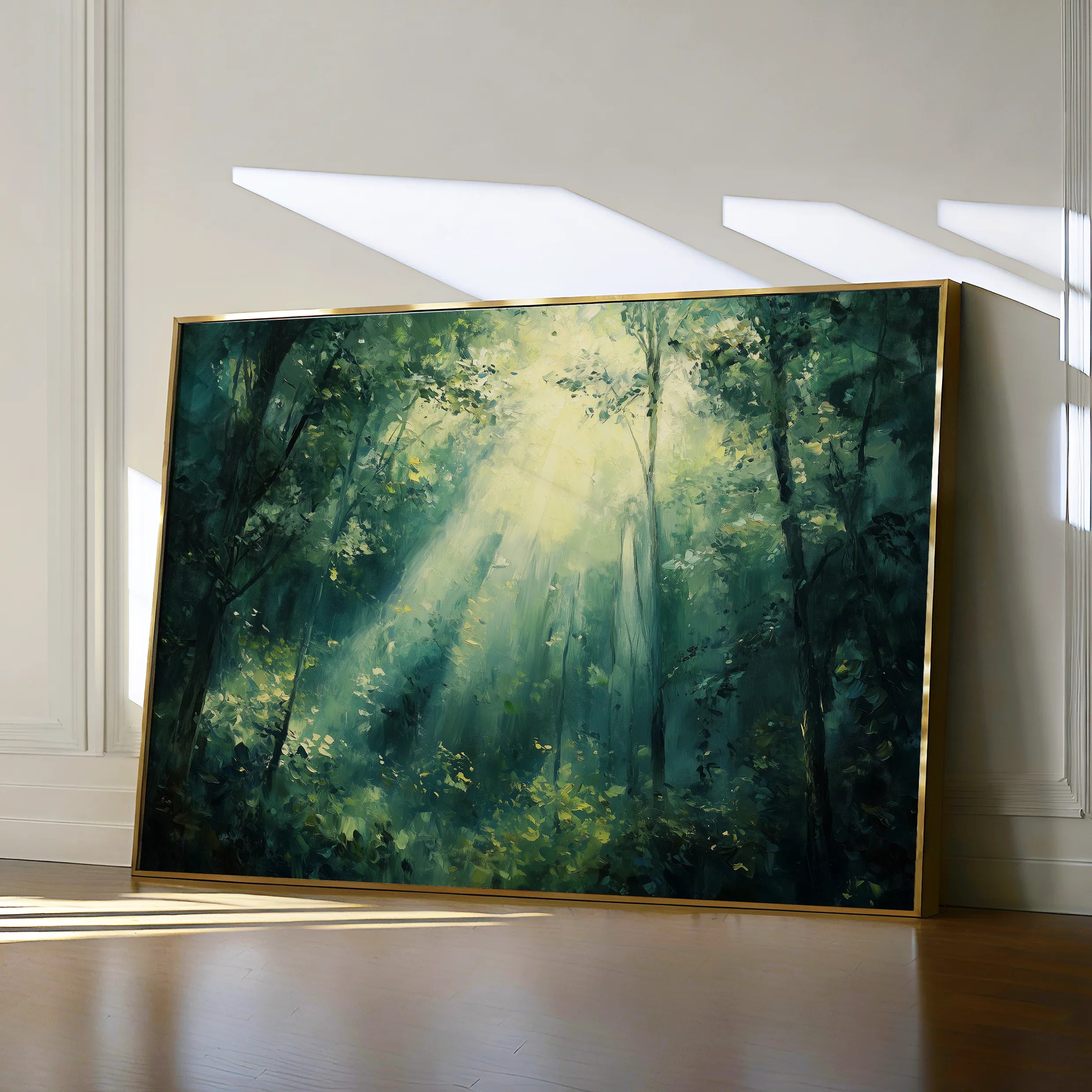 Landscape 384 Canvas Art 18" x 24" / 45 x 60 cm / Black