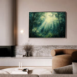 Landscape 384 Canvas Art 18" x 24" / 45 x 60 cm / Black