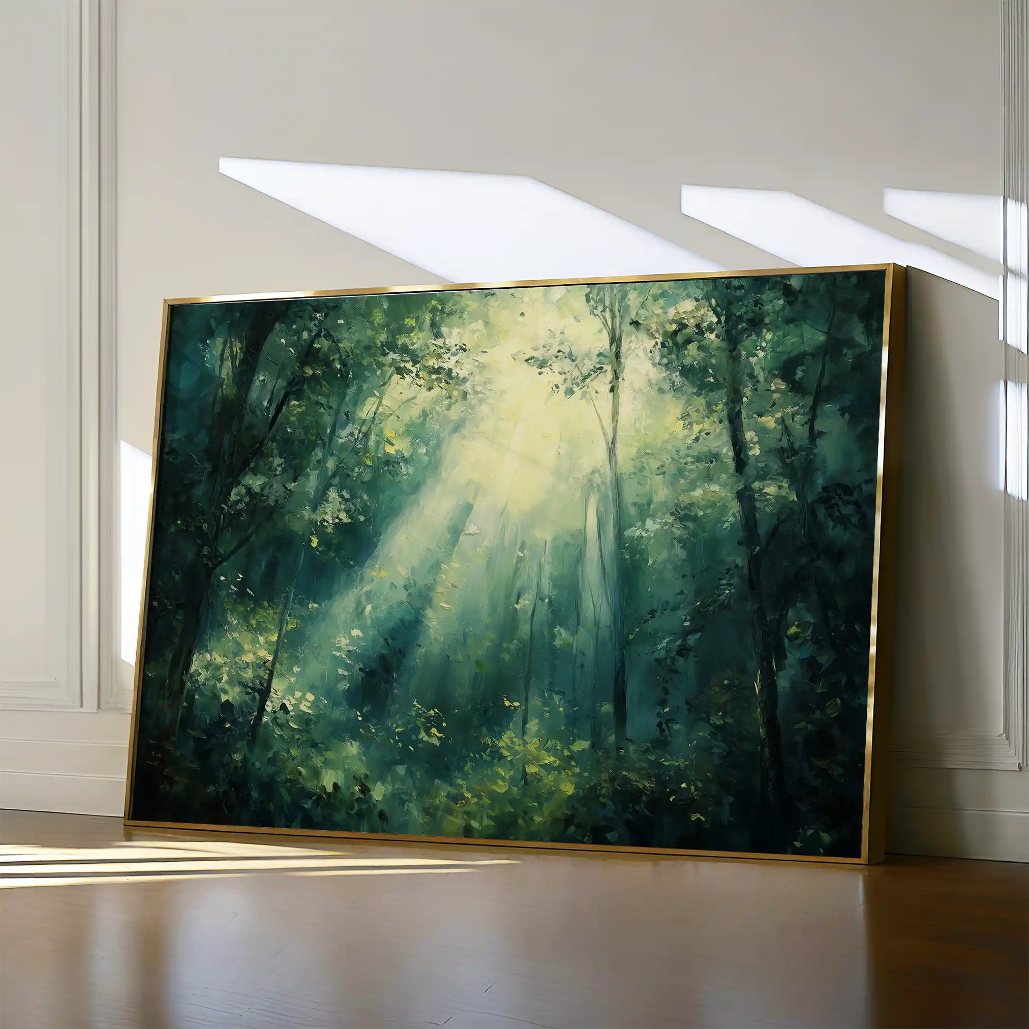 Landscape 384 Canvas Art 60 x 40 cm / Black
