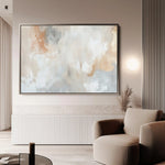 Abstract 385 Canvas Art 18" x 24" / 45 x 60 cm / Black