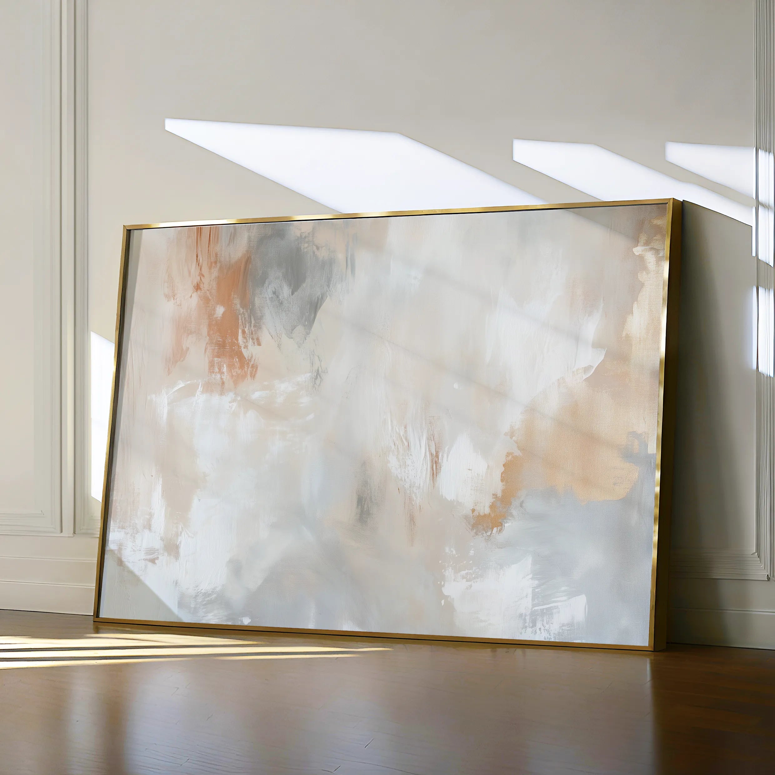 Abstract 385 Canvas Art 18" x 24" / 45 x 60 cm / Black