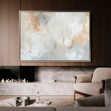 Abstract 385 Canvas Art 18" x 24" / 45 x 60 cm / Black