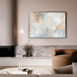 Abstract 385 Canvas Art 18" x 24" / 45 x 60 cm / Black