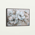 Floral 385 Canvas Art 18" x 24" / 45 x 60 cm / Black