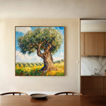 Landscape 385 Canvas Art 16" x 16" / 40 x 40 cm / Black
