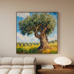 Landscape 385 Canvas Art 16" x 16" / 40 x 40 cm / Black