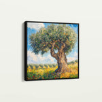 Landscape 385 Canvas Art 16" x 16" / 40 x 40 cm / Black