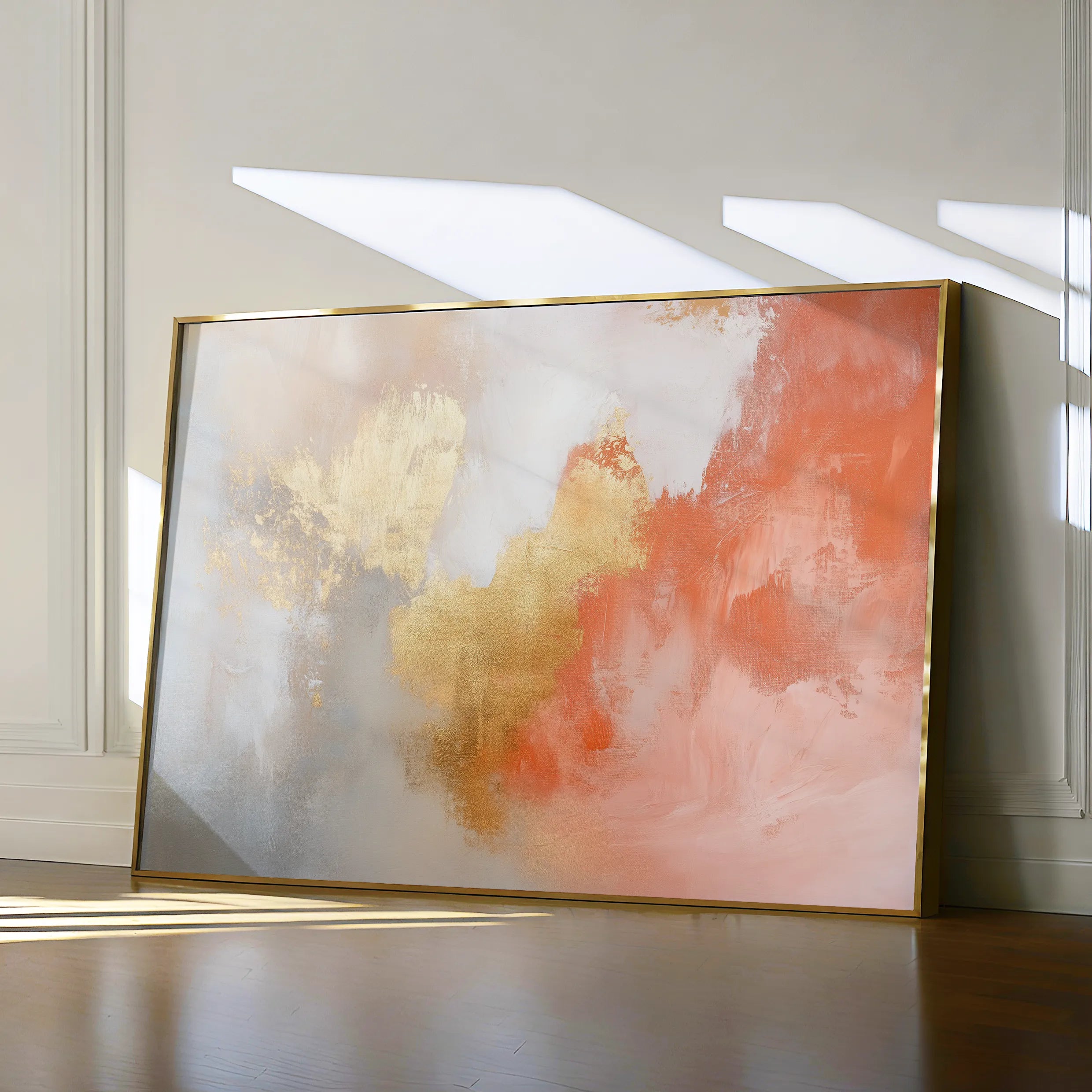 Abstract 386 Canvas Art 18" x 24" / 45 x 60 cm / Black