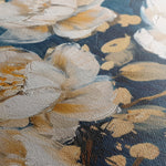 Floral 386 Canvas Art 18" x 24" / 45 x 60 cm / Black