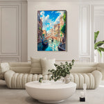 Landscape 386 Canvas Art 18" x 24" / 45 x 60 cm / Black