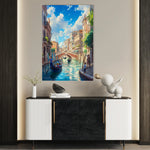 Landscape 386 Canvas Art 18" x 24" / 45 x 60 cm / Black
