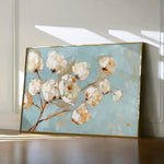 Floral 387 Canvas Art 18" x 24" / 45 x 60 cm / Black