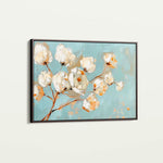 Floral 387 Canvas Art 18" x 24" / 45 x 60 cm / Black