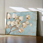 Floral 387 Canvas Art 60 x 40 cm / Black