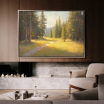 Landscape 387 Canvas Art 18" x 24" / 45 x 60 cm / Black