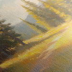 Landscape 387 Canvas Art 18" x 24" / 45 x 60 cm / Black